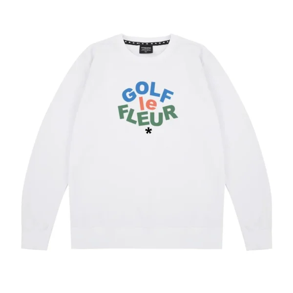 Product Specifications: Material: 90%Cotton, 10%Polyester Machine Wash No Color Fading Lightweight and comfortable Pattern Type Print Style Casual Sleeve Length(cm) Full Golf Wang Le Fleur Sweatshirt