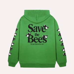 Chromakopia Save The Bees Hoodie Green Tour Merch Edition