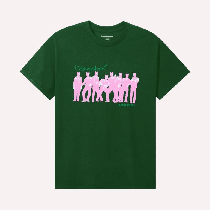 CHROMAKOPIA Dancing Tee Green T-Shirt – Official Chromakopia Merch CHROMAKOPIA Dancing Tee Green T-Shirt – Official Chromakopia Merch